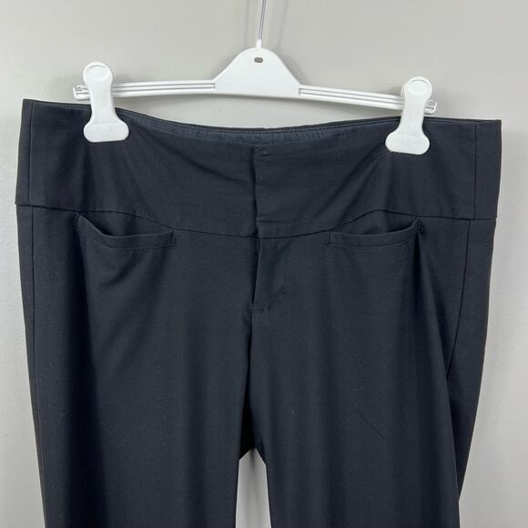 bb squared y2K Bell-Bottom Flared Low Rise Black Pants - Picture 3 of 11